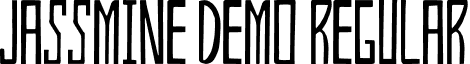 Jassmine Demo Regular font - Jassmine-Demo.otf