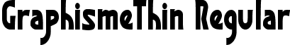 GraphismeThin Regular font - Graphisme-Thin.ttf