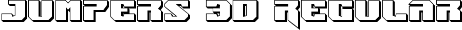 Jumpers 3D Regular font - jumpers3d.ttf