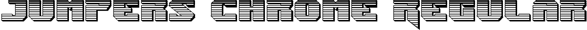 Jumpers Chrome Regular font - jumperschrome.ttf