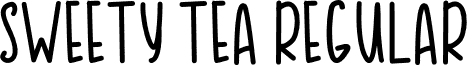 SWEETY TEA Regular font - SWEETY_TEA.otf