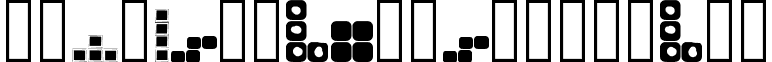 Tetris Blocks Regular font - Tetris Blocks.ttf
