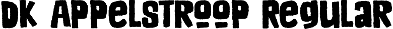 DK Appelstroop Regular font - DK Appelstroop.otf