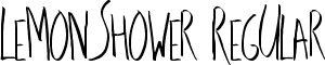 LemonShower Regular font - LemonShower.ttf