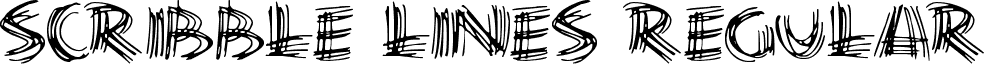 Scribble Lines Regular font - Scribble Lines.otf