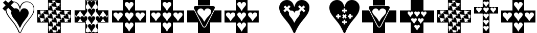 Crosses n Hearts font - crossesnhearts.ttf