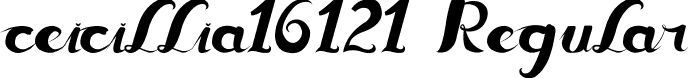 ceicillia16121 Regular font - ceicillia16121-Regular.ttf