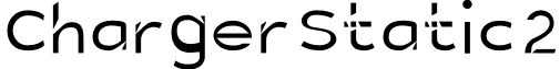 Charger Static 2 font - ChargerStatic2.otf