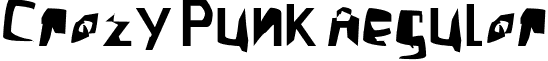 Crazy Punk Regular font - CrazyPunk.otf