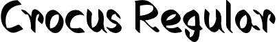 Crocus Regular font - Crocus.otf