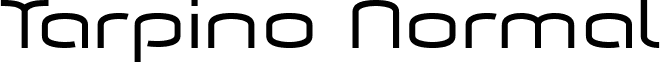 Tarpino Normal font - TARPN___.TTF