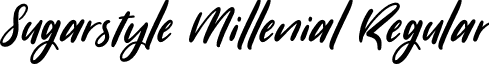 Sugarstyle Millenial Regular font - SugarstyleMillenial-Regular.ttf