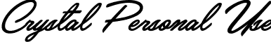 Crystal Personal Use font - Crystal_Personal_Use.ttf
