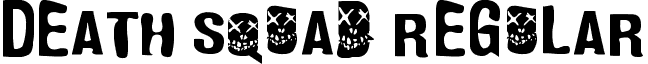 Death Squad Regular font - Death_Squad.ttf