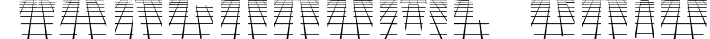 Vanchrome Grid font - vanchrome grid.ttf