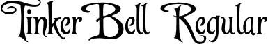 TinkerBell Regular font - Tinker Bell.ttf