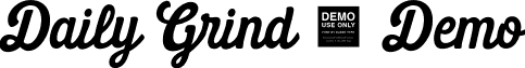 Daily Grind - Demo font - Daily_Grind_-_Demo.ttf