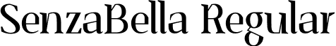 SenzaBella Regular font - SenzaBella-Regular.otf