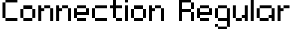 Connection Regular font - Connection.otf