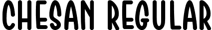 Chesan Regular font - Chesan_Regular.otf