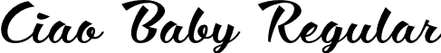 Ciao Baby Regular font - CiaoBaby-Regular.otf