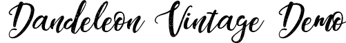 Dandeleon Vintage Demo font - Dandeleon_Vintage_Demo.ttf