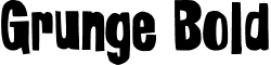 Grunge Bold font - GrungeBold.otf