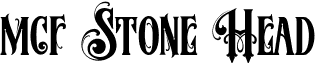 MCF Stone Head font - MCF_StoneHead_Demo.ttf
