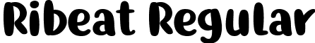 Ribeat Regular font - Ribeat_Regular.otf