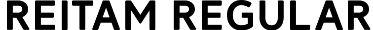 Reitam Regular font - Reitam_Regular.otf