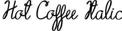 Hot Coffee Italic font - Sweet_Coffee.ttf