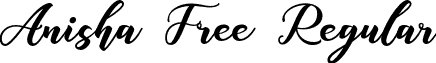Anisha Free Regular font - Anisha_Free.otf