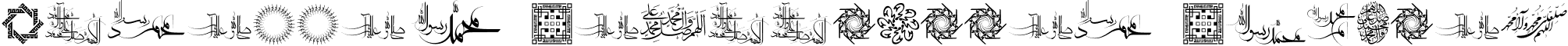 Mohammad RasoolAllah Regular font - Mohammad RasoolAllah.ttf