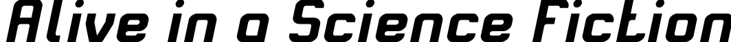 Alive in a Science Fiction font - Alive_in_Science_Fiction-ITALIC.ttf