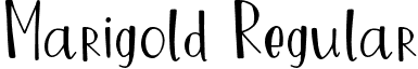 Marigold Regular font - Marigold-Regular.otf