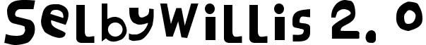 SelbyWillis 2. 0 font - SelbyWillis-2.0.ttf