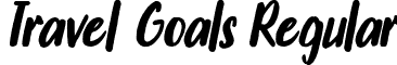 Travel Goals Regular font - TravelGoals.ttf