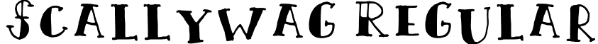 Scallywag Regular font - Scallywag-Regular.ttf