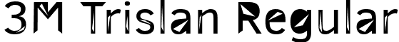 3M Trislan Regular font - 3M_Trislan.ttf