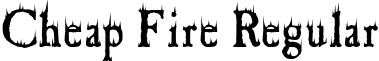 Cheap Fire Regular font - design.horror.chp-fire.ttf