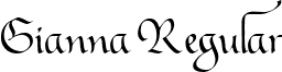 Gianna Regular font - Gianna.ttf