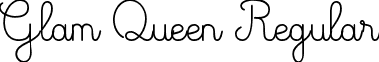 Glam Queen Regular font - Glam_Queen.ttf