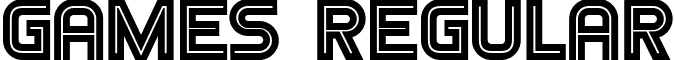 Games Regular font - Games.ttf