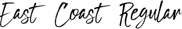 East Coast Regular font - EastCoast-Regular.otf