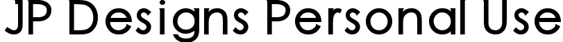 JP Designs Personal Use font - JP Designs Bold Personal Use.ttf