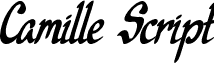 Camille Script font - Camille.otf