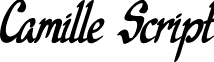 Camille Script font - Camille.ttf