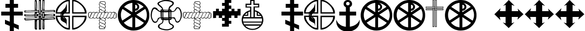 Christian Crosses III font - Chriciii.ttf