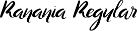 Ranania Regular font - Ranania.ttf