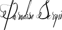 Paradise Script font - Paradise.ttf